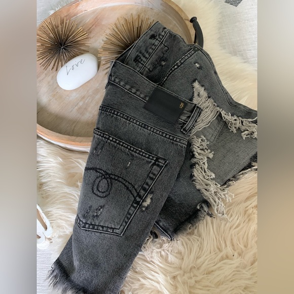 R13 shredded slouch short - Picture 8 of 11